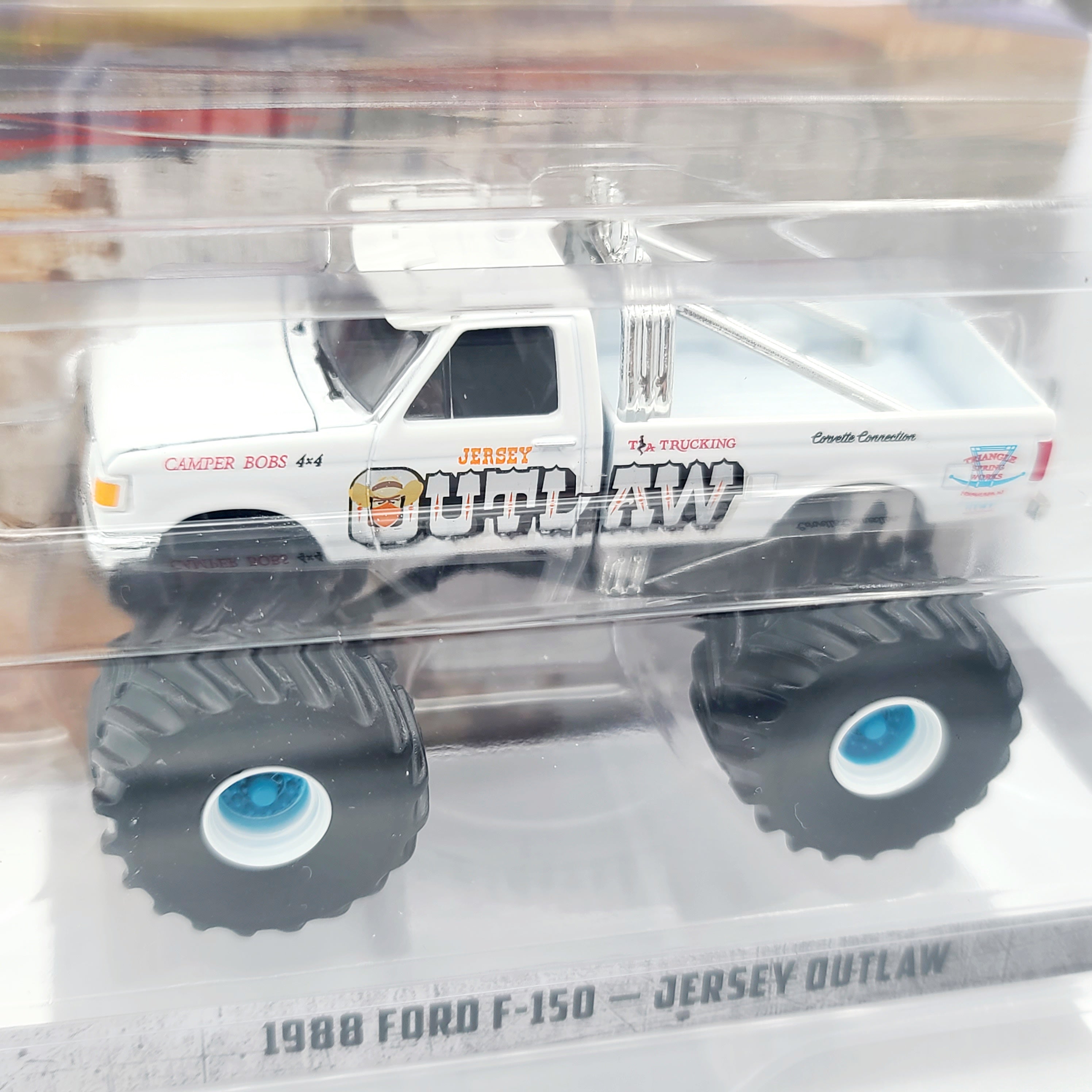 GreenLight '88 Ford F-150 "Jersey Outlaw" Monster Truck - 1:64 (2025 Kings of Crunch Series 16)